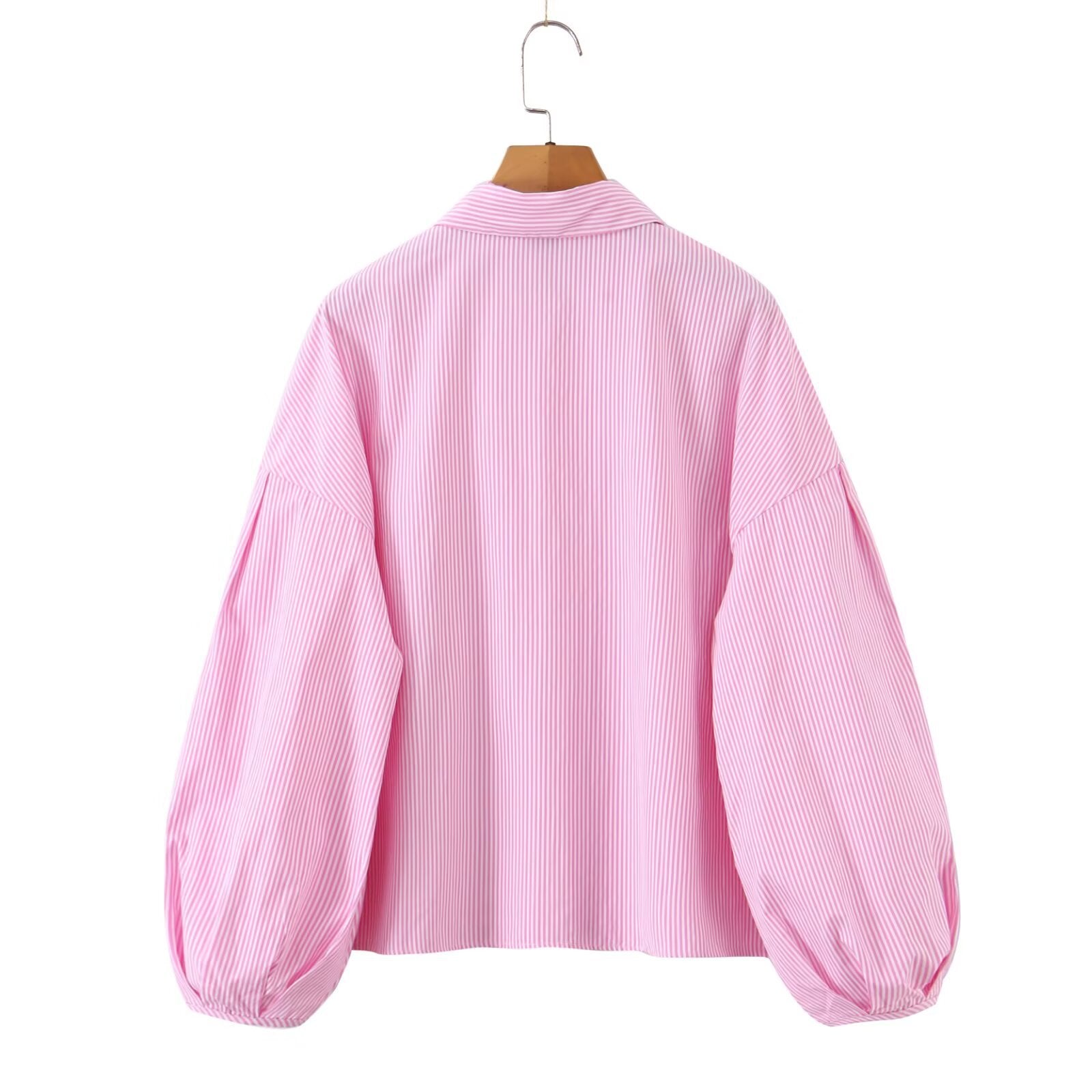 Women's Fashionable Stripe Shirt and Pants Set